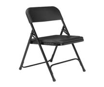 Lightweight Folding Chair, Black Frame and Seat