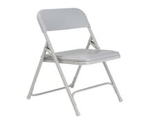 Lightweight Folding Chair, Gray Frame and Seat