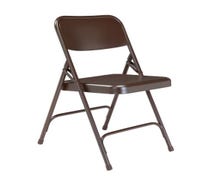 Steel Folding Chair, Brown
