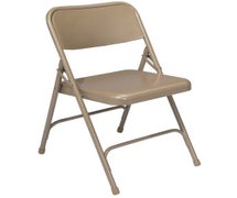 Steel Folding Chair, Beige