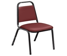 National Public Seating 9108-B - Stack Chair, Burgundy Vinyl