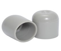 National Public Seating GL2 Grey Floor Glides, Case of 100