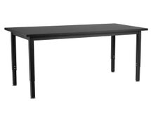 National Public Seating SLTx-3060C Adjustable Science Table, 30" X 60", Chemical Resistant Top