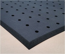 Cactus Mat 2200F-C3H VIP Cloud Perforated Anti-Fatigue Rubber Floor Mat, 3'x4'x3/4", Black
