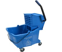 AllPoints 159-1095 35 Qt. Mop Bucket and Wringer, Blue