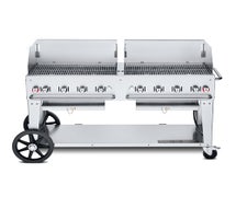 Crown Verity CV-MCB-60WGP-LP Mobile Grill - 60", with 2 Wind Guards - Propane