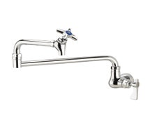 Krowne Metal 16-182L Royal Series Single Hole Wall-Mount Pot Filler Faucet with 24" Jointed Spout
