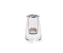 Hollowick 1606C Clear Short Lighthouse Glass Tealight Lamp