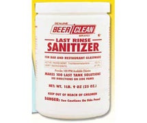 Beer Clean 15200093 Glass Cleaning Detergent Last Rinse Sanitizer, 24 oz. Jar