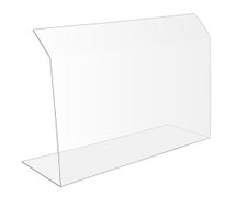 Bon Chef 90165 - Standalone Tabletop Health Safety Shield - 31-3/4"Wx12"Dx29"H - For Safe Social Distancing 