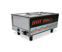 Omcan 17133 Hotdog Steamer And Bun Warmer