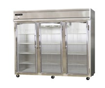 Continental Refrigerator 3F-LT-GD Freezer, Low Temperature, Three-Section
