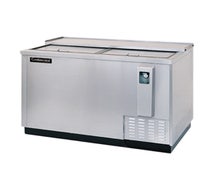 Continental Refrigerator CBC50-SS Flat Top Bottle Cooler, 50"W, Stainless Steel Top With (2) Slide Back Lids