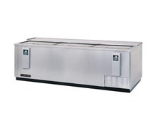 Continental Refrigerator CBC95-SS-DC Flat Top Bottle Cooler, Deep Chill (32 F), 95" W
