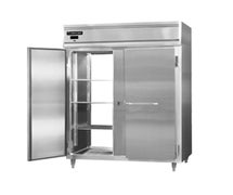 Continental Refrigerator DL2RWE-SA-PT Refrigerator/Heated Cabinet, Pass-Thru, 57"W