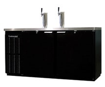 Continental Refrigerator KC59S Draft Beer Cooler, 59"W, 15.0 Cubic Feet
