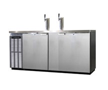 Continental Refrigerator KC69S-SS Draft Beer Cooler, 69"W, 18.0 Cubic Feet