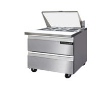 Continental Refrigerator SW32-12M-D Mighty Top Sandwich Prep Table, 32"W, 9.0 Cu Ft Capacity