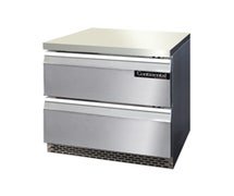 Continental Refrigerator SW32-FB-D Work Top Refrigerator, Front Breather, 32"W