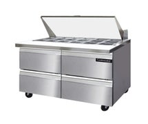 Continental Refrigerator SW48-18M-D Mighty Top Sandwich Prep Table, 48"W, 13.4 Cu Ft Capacity