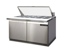 Continental Refrigerator SW48-18M-FB Mighty Top Sandwich Prep Table, Front Breather, 48"W