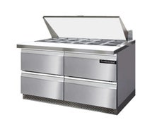 Continental Refrigerator SW48-18M-FB-D Mighty Top Sandwich Prep Table, Front Breather, 48" W