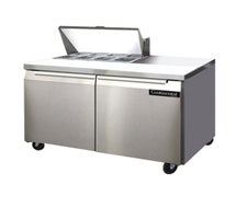 Continental Refrigerator SW48-8 Sandwich Prep Table, 48"W, 13.4 Cu Ft Capacity