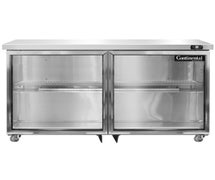 Continental Refrigerator SW48-U-GD Undercounter Display Refrigerator, 48"W, 13.4 Cu Ft Capacity
