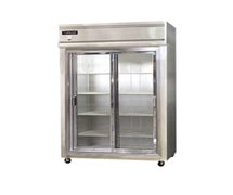 Continental Refrigerator 2RS-SS-SGD Refrigerator, Reach-In Display, Two-Section