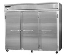 Continental Refrigerator 3F-SS Freezer, Reach-In, Three-Section