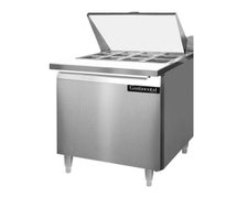 Continental Refrigerator DL27-12M Mighty Top Sandwich Prep Table, 27"W, One-Section