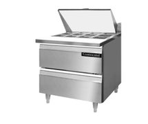 Continental Refrigerator DL27-12M-D Mighty Top Sandwich Prep Table, 27"W, One-Section