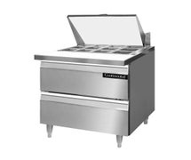 Continental Refrigerator DL32-12M-D Mighty Top Sandwich Prep Table, 32"W, One-Section