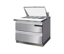 Continental Refrigerator DL32-12M-FB-D Mighty Top Sandwich Prep Table, Front Breather, 32"W