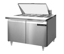 Continental Refrigerator DL36-12M Mighty Top Sandwich Prep Table, 36"W, Two-Section