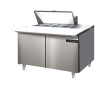 Continental Refrigerator DL36-8C Sandwich Prep Table, 36"W, Two-Section