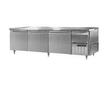 Continental Refrigerator DLFA93-SS Freezer Base Worktop Unit, 93"W, Reinforced Stainless Steel Work Top