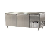 Continental Refrigerator DLFA68-SS Freezer Base Worktop Unit, 68"W, Reinforced Stainless Steel Work Top
