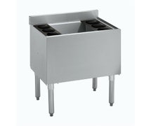 Krowne Metal 18-24DP Silver Series 24" Deep Ice Bin