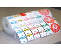 National Checking R1 Food Rotation Label Kit - 5-Day Labels, 5500 Labels Total