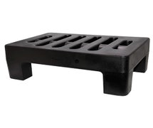 Stationary Dunnage Rack - 36"Wx24"Dx12"H, 1500 lb. Shelf Capacity, Black