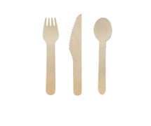 PackNwood 210COUVB3K Eco Cutlery 3/1 Kit, includes: 6-1/5" (approx. size) (1) knife, 250/CS