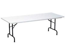 Central Exclusive RA3072-AM Antimicrobial Folding Table, Plastic Top, Adjustable Height