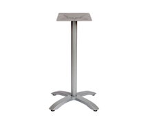 Indoor/Outdoor Aluminum Table Base - 42"H, Silver