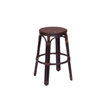 Central Exclusive PH10BBBBL Marina Outdoor Backless Barstool, Synthetic Weave