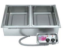 APW Wyott HFW-2 Drop In Hot Food Wells Without Drain and Manifold, 2 Wells