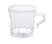 Fineline Settings 208-CL 8 oz. Coffee Mugs, Clear, 288/CS