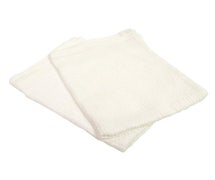 R&R Textile Mills CR51720 32 oz White Cotton Terry Bar Towel, 17"x20", Pack of 12