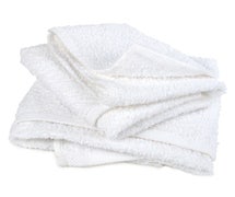 R&R Textile Mills CR51747 White Cotton Terry Multi-Purpose Towel, Pack of 144