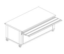 Multiteria ULS-24-QS Utility Counter, QS Series, 24"Wx32"Dx34"H